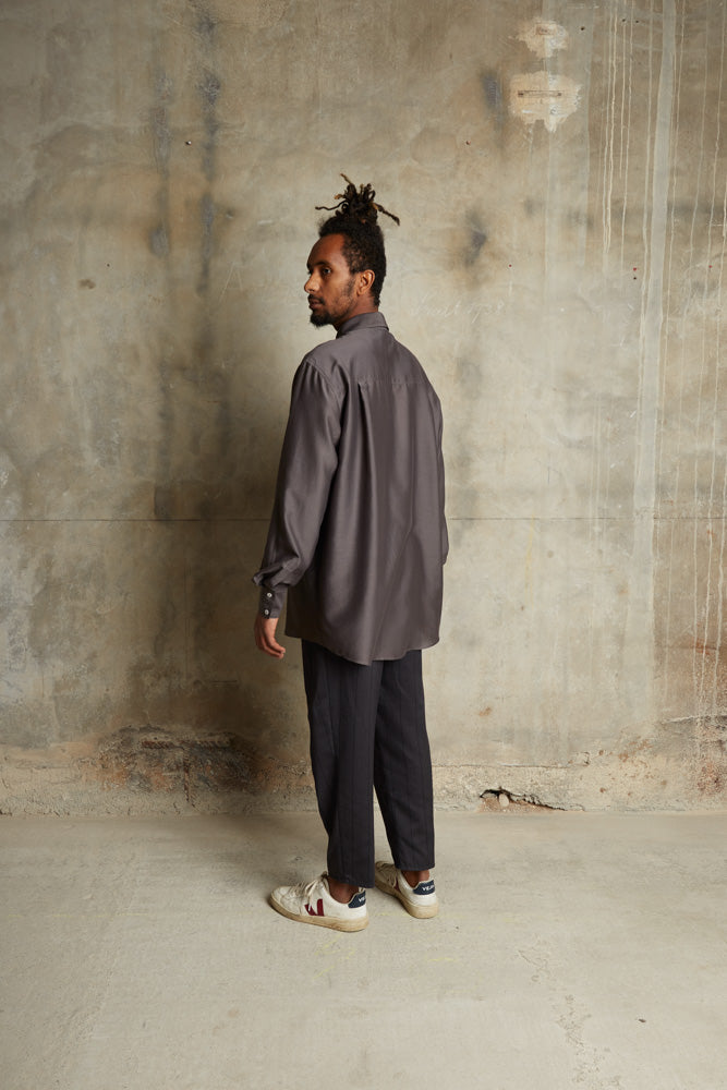 Midi Shirt - Anthracite Grey