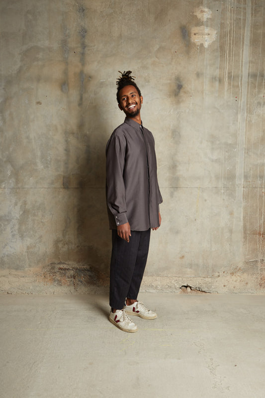 Midi Shirt - Anthracite Grey