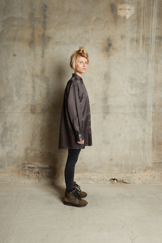 Midi Blouse - Anthracite Grey