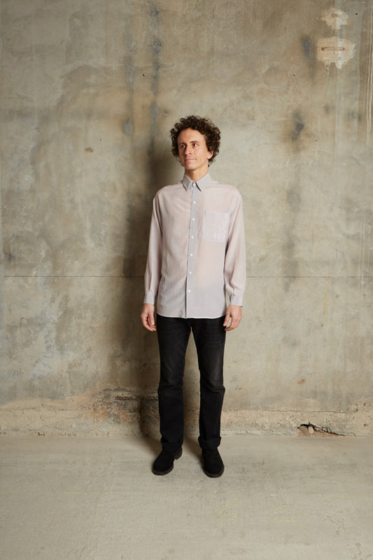 Midi Shirt - Grey Lucent