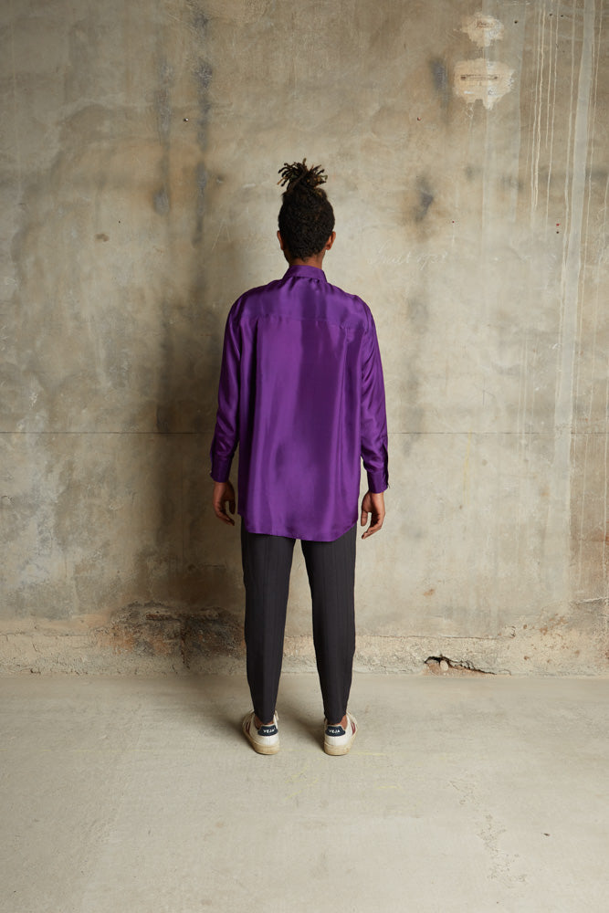 Midi Shirt - Violet