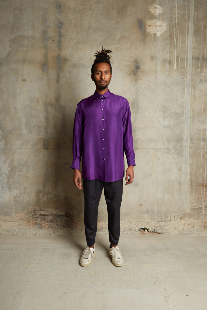 Midi Shirt - Violet