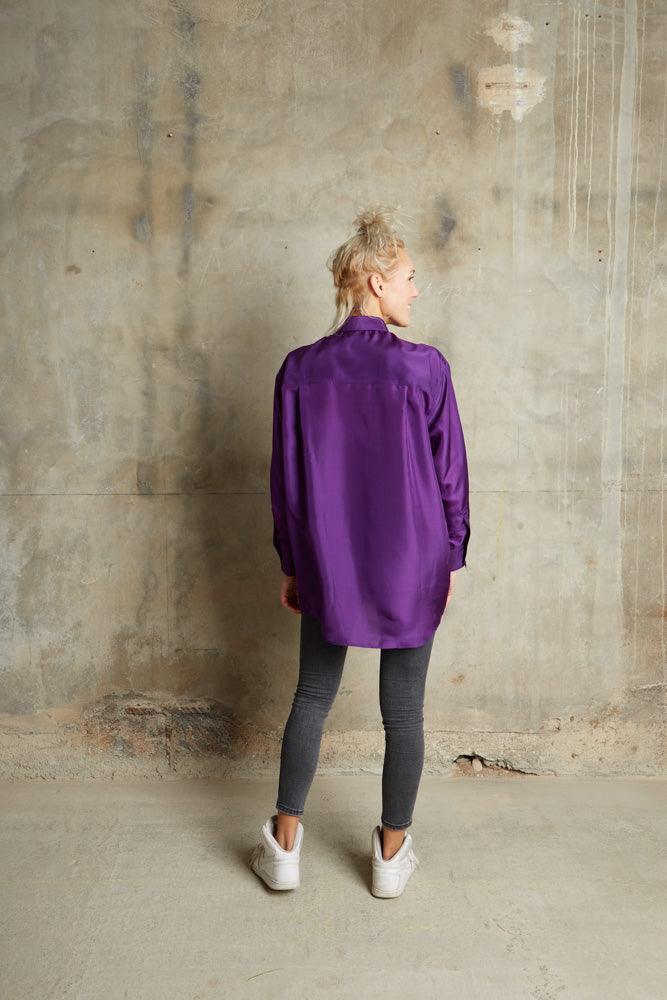 Midi Blouse - Violet