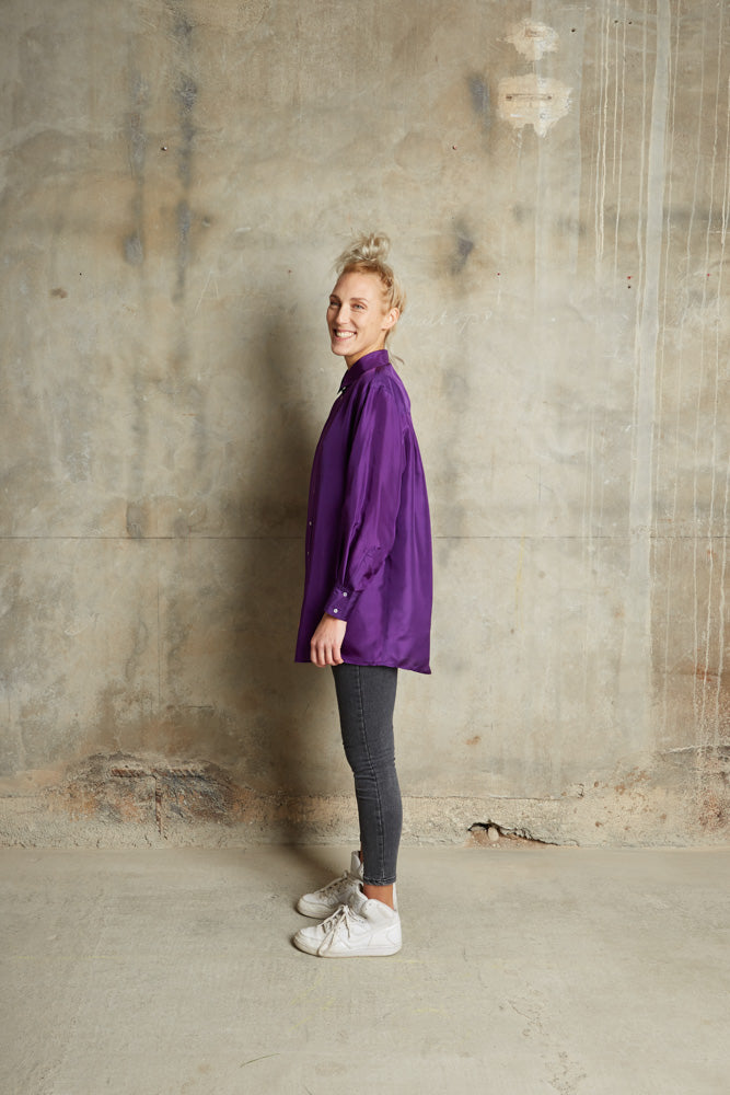 Midi Blouse - Violet