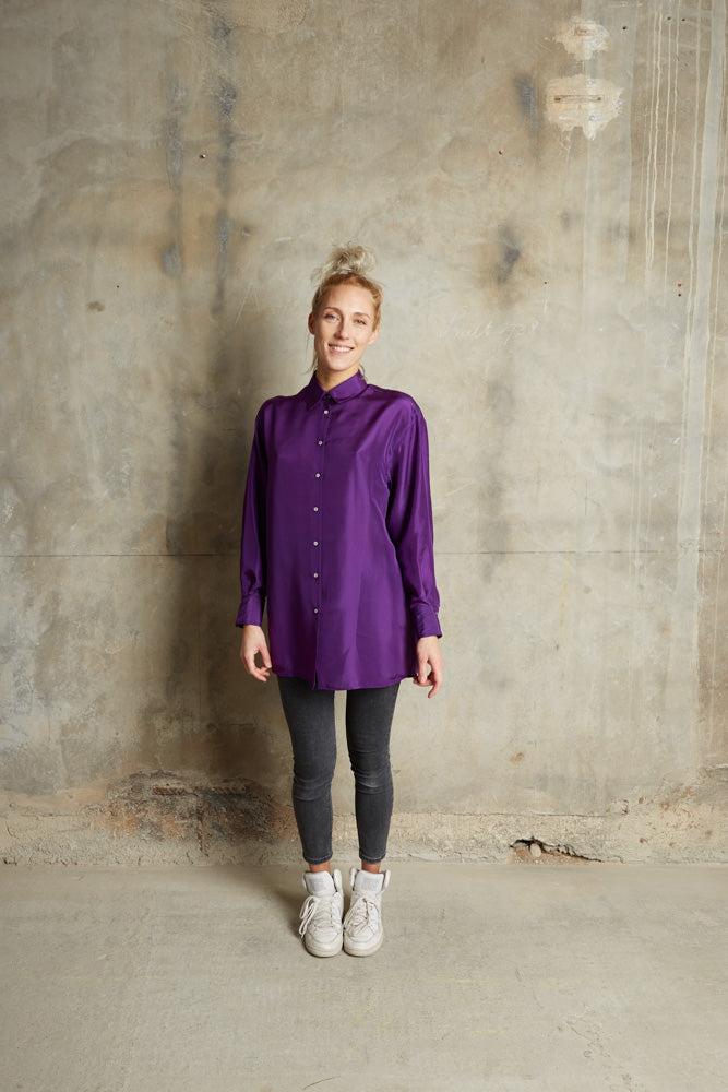 Midi Blouse - Violet