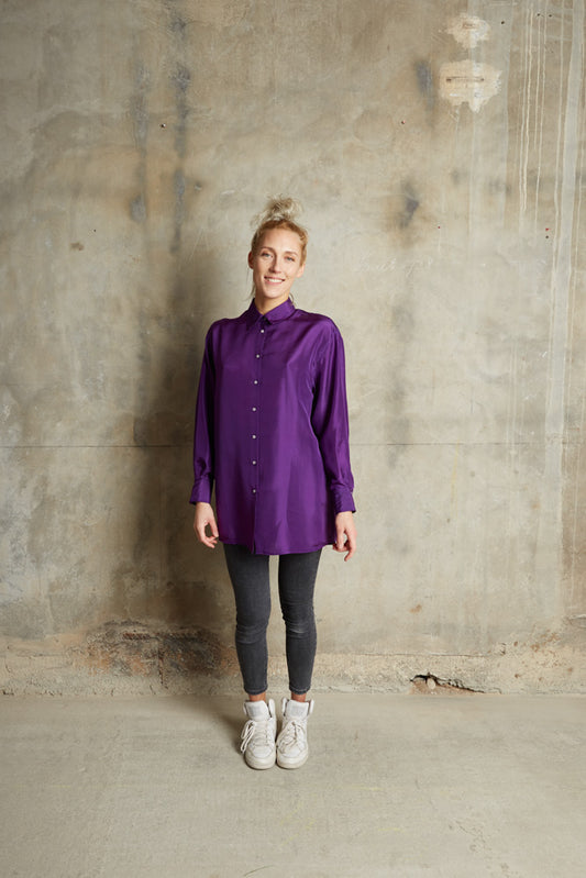 Midi Blouse - Violet