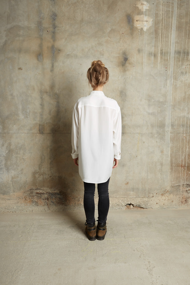 Midi Blouse - White